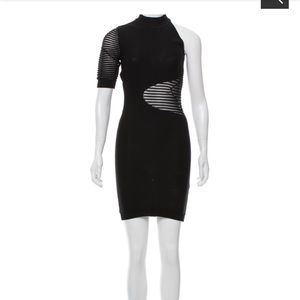 NWT! Sexy! Cushnie et Ochs asymmetrical mini dress